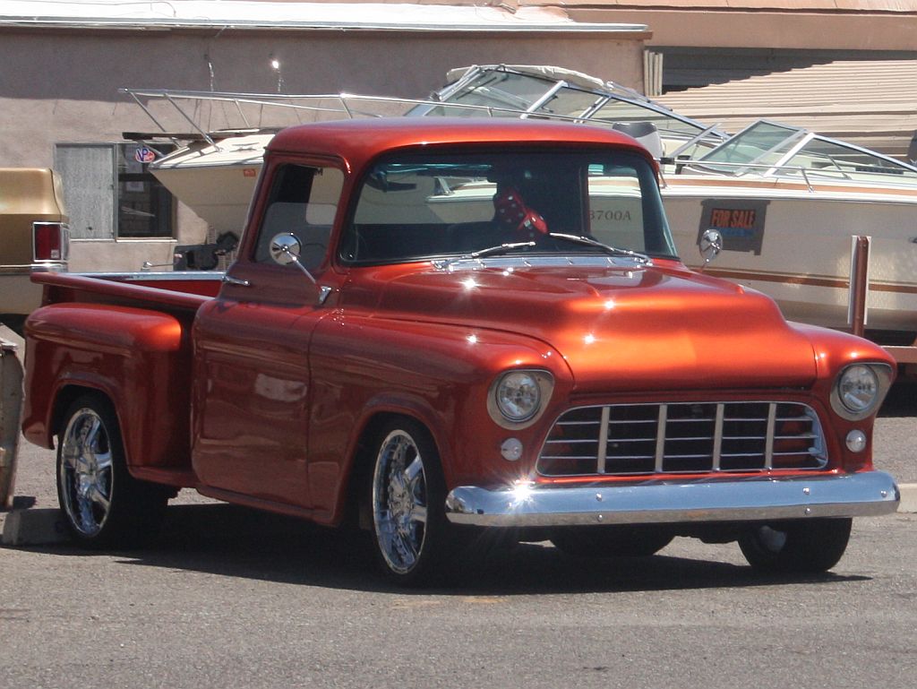 Classic 1955 Chevrolet Stepside Pickup Truck