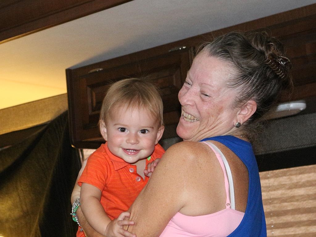 Baby Jerry and Grandma Laughing