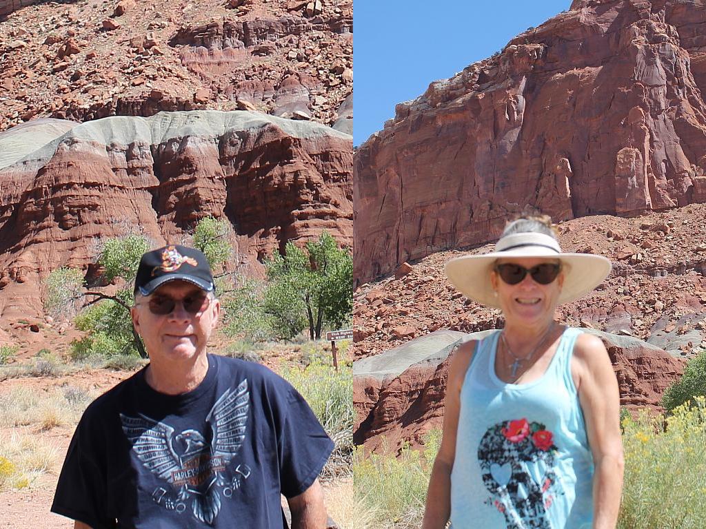 Us at Capitol Reef National Park