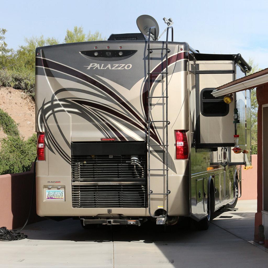 Palazzo Parked in RV Drive