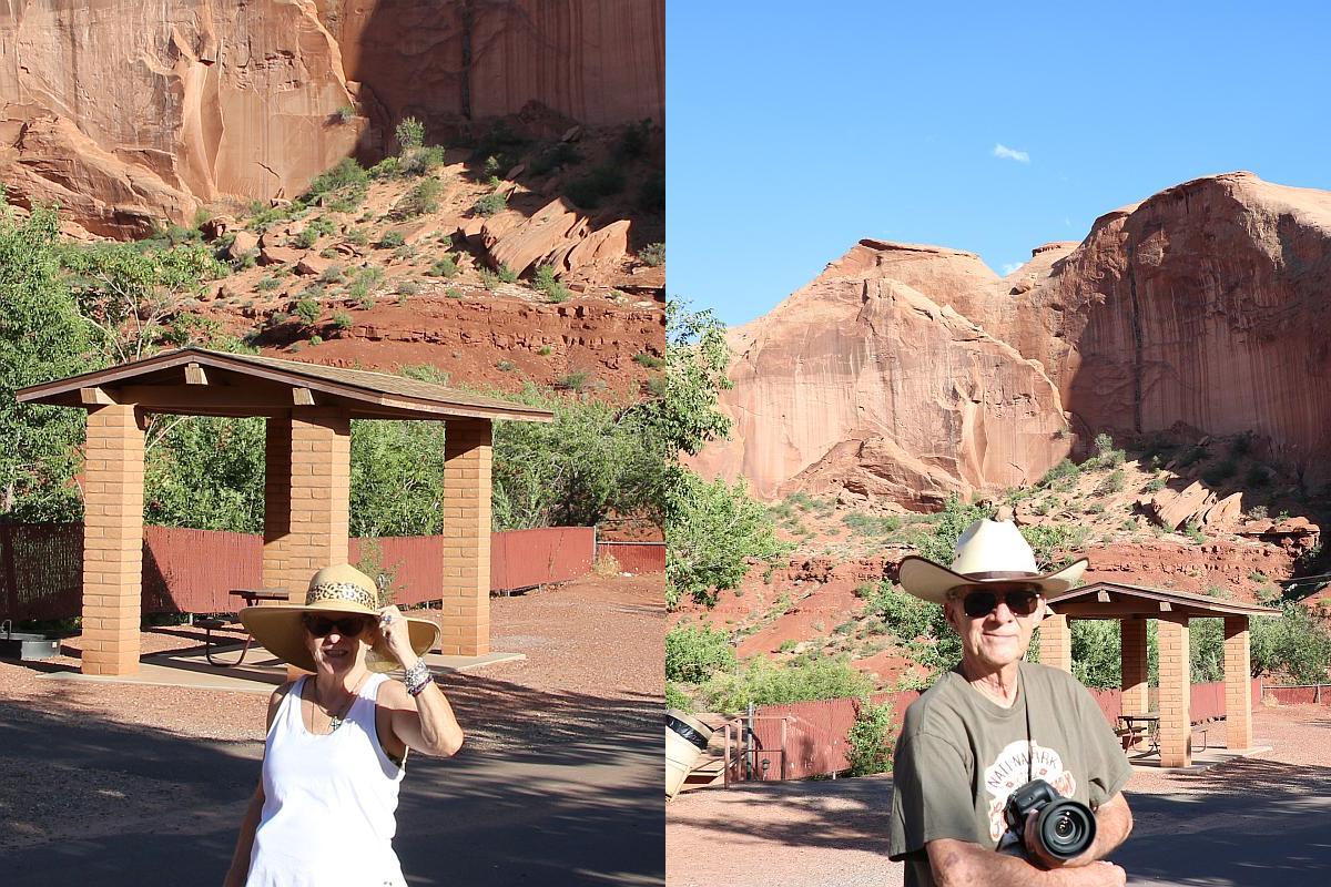 Posing at Monument Valley
