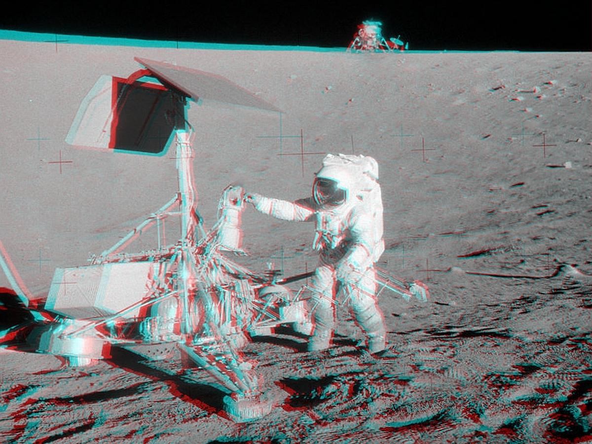 Lunar Anaglyph