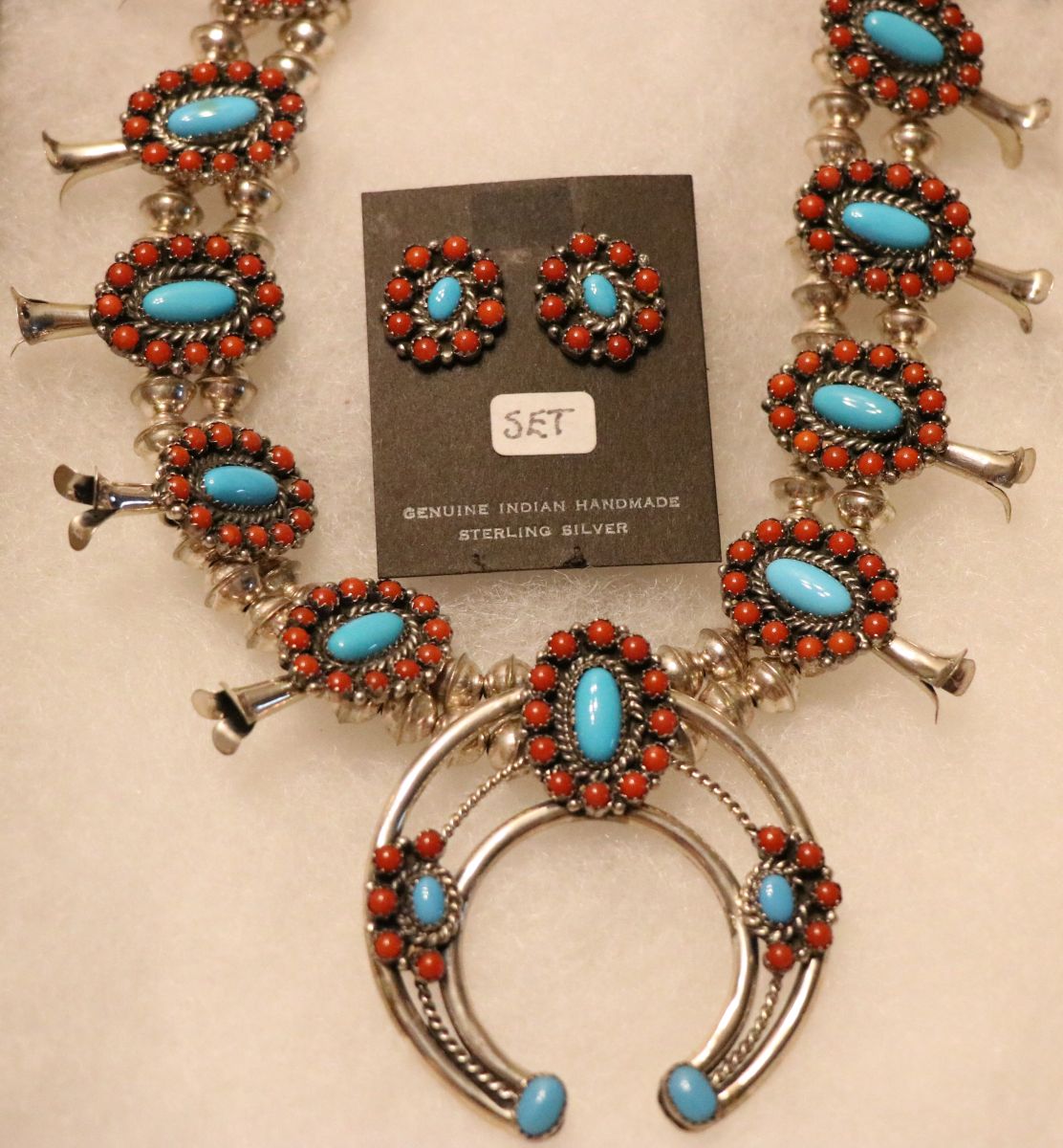 Sleeping Beauty Turquoise and Coral Set