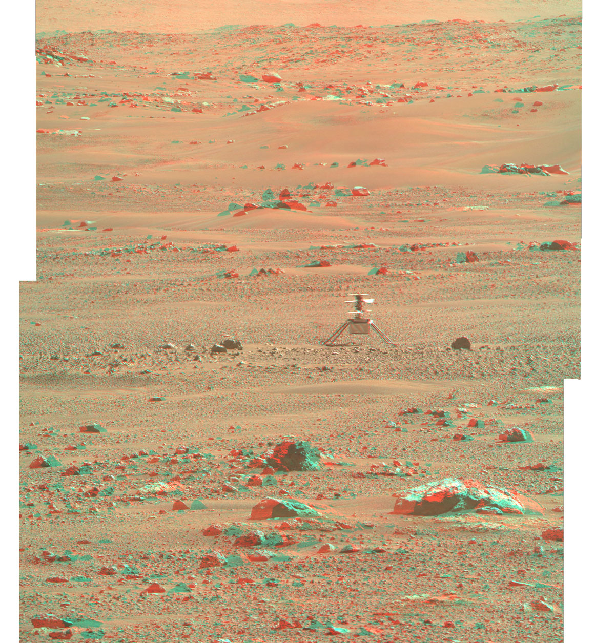 Mars Helicopter Ingenuity in 3D